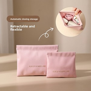 Bolsa de Almacenamiento para Cascos, Estuche para Auriculares <span class=keywords><strong>con</strong></span> Cable, Monedero de PU, <span class=keywords><strong>Mini</strong></span> Cartera, Bolsa para Cosméticos y Lápiz Labial, Moderna - Product Image 3
