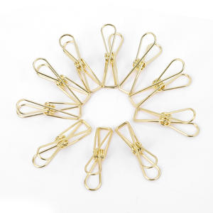 Hike Mount Mini Pigtail Clip Gold Rose Gold Iron Outdoor Tent Securing Clip For Windproof Rope Camping Decor Series - Product Image 5