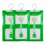Sachet déshumidificateur anti-moisissure au chlorure de calcium, absorbant d'humidité solide jetable, à suspendre pour la maison