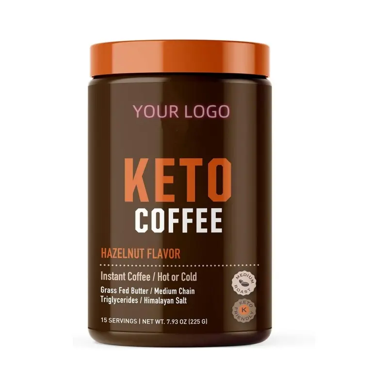 Meilleure vente Keto café contrôle du poids perte alimentaire instantané adulte perte de poids ventre minceur café