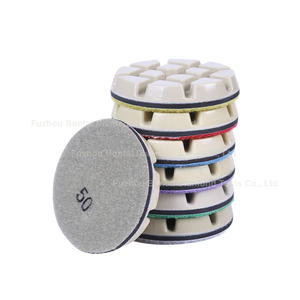 Disque abrasif sec et humide de polissage de sol en <span class=keywords><strong>diamant</strong></span> de 3 pouces pour carreaux de béton, granit, <span class=keywords><strong>pierre</strong></span> de quartz, outils de nettoyage de surface - Product Image 2