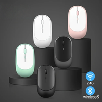 Mouse Gaming Nirkabel Dual-Mode 2.4G/5.2 yang Dapat Diisi Ulang dengan Antarmuka Tipe-C untuk Laptop & Desktop