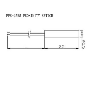 Sensor de Contacto Magnético Inteligente con Cable KOLAS FMC-55, Carcasa de Aleación de Aluminio, Detección de Posición de Puerta/Ventana, 0.5A/1A - Product Image 5