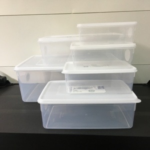 Nhà Máy Bán Sỉ Hộp Đựng Thực Phẩm Tủ Lạnh Nhà Bếp Bằng Nhựa PP Có Nắp Đậy - Product Image 2