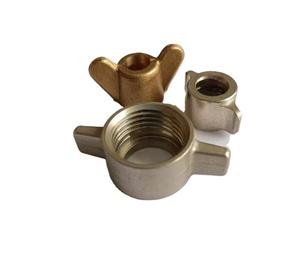 1/8 "1/4" 3/8 "1/<span class=keywords><strong>2</strong></span>" Écrou papillon en laiton série écrou papillon à main - Product Image 1