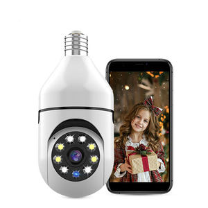 Repuestos para Teléfonos Móviles, Cámara CCTV de Visión Nocturna HD de 360 Grados con Wifi 1080P, Bombilla de Luz con Cámara IP PTZ Wifi para Seguridad del <span class=keywords><strong>Hogar</strong></span> - Product Image 1