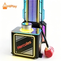 Machine de jeu d'arcade interactive Hercules, machine de frappe électronique à fort potentiel de gain, test de force, pour centre commercial et FEC