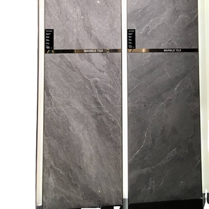 750x1500mm marbre gris poli <span class=keywords><strong>grès</strong></span> <span class=keywords><strong>cérame</strong></span> émaillé noir carrelage en céramique anti-dérapant carrelage en marbre Porcelanato - Product Image 2