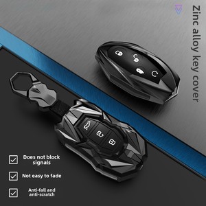 Fit for Key Case Cover for BYD Song Plus Atto 3 Han EV Tang <strong>DM</strong> Qin Seal Dolphin Metal Remote Fob Holder Keychain Car Accessories - Product Image 5