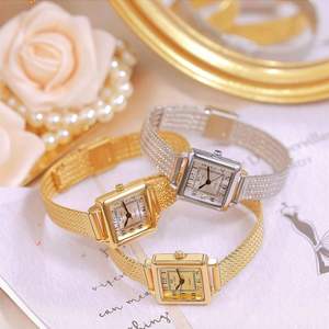 Bee Sister FA-1772 Nouvelle montre tendance Xiyin, vente directe du fabricant, commerce extérieur, niche rétro, bracelet petit marron, montre pour femme - Product Image 1