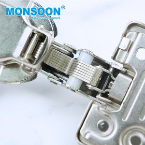 Charnières de meuble de cuisine en acier de 35 mm, invisibles, à fermeture amortie, pour porte de placard, charnières hydrauliques 3D. - Product Image 5