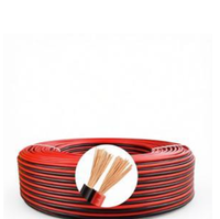 Cordon d'alimentation industriel pour lampe, conforme aux normes nationales, à âme en cuivre pur, paire torsadée, isolé en PVC, résistant au feu
