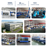 Découpeuse à fibre optique entièrement fermée haute puissance 6000W-12000W CNC 5 axes à refroidissement par eau pour tôles, avec source Leadshine et mandrin 240-350mm, anti-poussière
