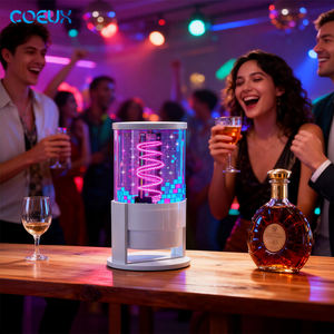 Mini Arreglo de Escritorio Estilo <span class=keywords><strong>DJ</strong></span> que Utiliza Elementos de Altavoces para Mejorar la Mezcla de Música y las Experiencias de Sonido de Escritorio, Pantalla de Holograma 3D - Product Image 1