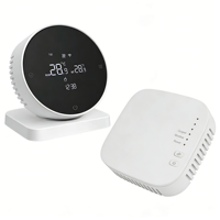 RKHK Smart Tuya WiFi Room Thermostat Nirkabel RF yang Dapat Diprogram untuk Pengontrol Pemanas Lantai Listrik dan Boiler Gas Google Home
