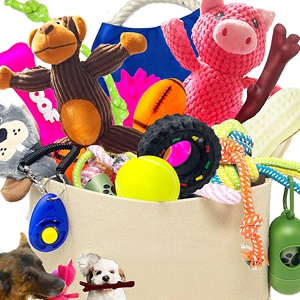 Jouet interactif pour chien en caoutchouc et peluche, personnalisé, écologique, pour l'entraînement IQ, avec corde et couineur, pour la vente en gros - Product Image 1