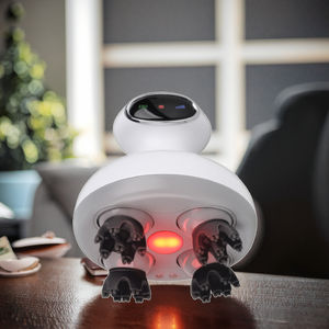 Masseur de tête de qualité professionnelle en forme de spa-Silicone doux pour la peau, batterie longue durée - Product Image 1