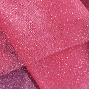 Bán buôn 100% polyester long lanh lớn vải tuyn vải/lưới vải - Product Image 5