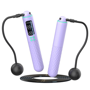 Smart Counting Jump Rope For Adults Fitness Rechargeable With <b>Weighted</b> <b>Ball</b> ABS Material Unisex Exercise Equipment - Product Image 1