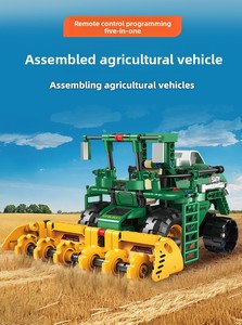 Vehículo Agrícola Cinco en Uno, <span class=keywords><strong>Robot</strong></span> Programable con Control Remoto, Bloques de Construcción Eléctricos, Juguete Educativo para Niños - Product Image 2
