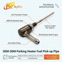 Tuyau d'admission d'eau et de carburant compact pour chauffage de stationnement à liquide, chauffe-eau diesel, préchauffeur de moteur, extracteur de réservoir de carburant, accessoires
