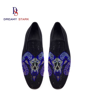Chaussures habillées pour hommes faites à la main de haute qualité en cuir et daim, nouvelle collection automne-printemps, légères et confortables, à enfiler, avec logo personnalisé, marque originale - Product Image 4