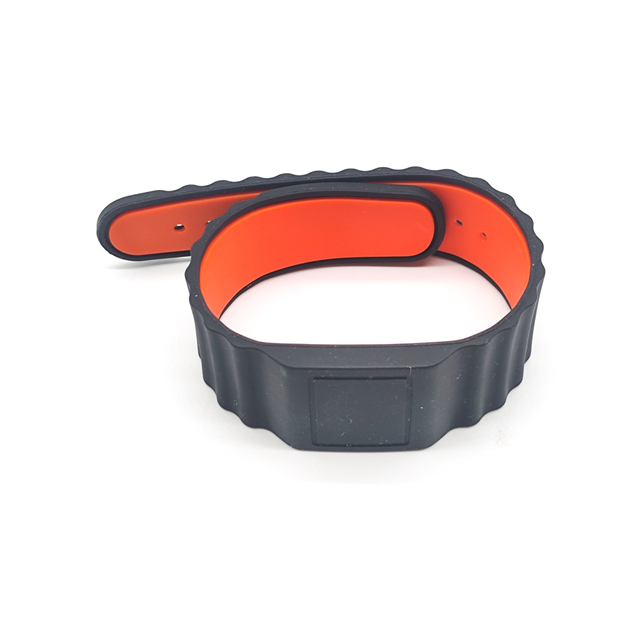 Factory Price Silicone Fabric Woven Writable Chip Wristband 125khz 13.56MHZ RFID Passive NFC Armband Bracelet Promotional