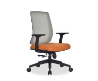 Chaise de bureau ergonomique moderne réglable avec cadre en nylon maillé confortable, couleur personnalisable, appui-tête 2D/3D en option