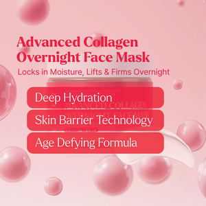 Tratamiento Nocturno Vegano Personalizado para el Cuidado de la Piel, Crema de Gel Nocturna con Colágeno Reafirmante y Nutritiva, Mascarilla Facial para Dormir para Piel Seca y Grasa - Product Image 4