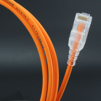 Cables de Conexión de Cobre UTP y FTP Certificados por Anatel, Cat5e, Cat6, Cat6a, Cat7, KC-CAT6-9878, Cable de Datos Cat6 Rojo para Comunicación