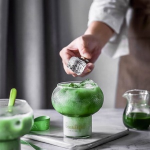Gobelet en <span class=keywords><strong>verre</strong></span> borosilicate de haute qualité 300/500 ml, transparent, en forme de <span class=keywords><strong>gourde</strong></span>, à paroi simple, pour bar, idéal pour les glaces - Product Image 5