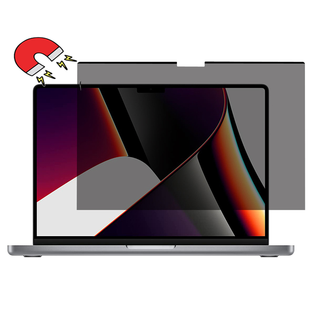 Easy Installation Laptop Magnetic Privacy Filter Anti Blue Light Screen Protector for Macbook Pro 16" 2021