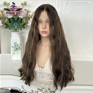 Ingrosso capelli umani crudi vergini liberi parte piena di capelli capelli castani evidenziano la pelle come vere parrucche anteriori in pizzo Kosher Hd - Product Image 6