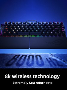 ROG falcata คีย์บอร์ดกลไก75% ไร้สาย Claymore 3โหมด <span class=keywords><strong>V2</strong></span>แม่เหล็กสวิตช์แม่เหล็กที่ถอดออกได้ส่วนที่เหลือของข้อมือ8K roghfx - Product Image 4