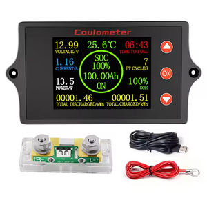 Peacefair PZEM-041 Digitales Voltmeter Strommessgerät Wattmeter 12V 48V Leistungs-Energie-Kapazität Batterietester Mit Alarmausgang - Product Image 1