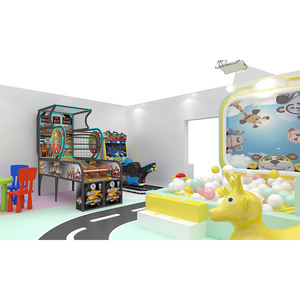 Ensemble d'équipements <span class=keywords><strong>de</strong></span> jeu intérieur avec toboggan, piscine à balles et balançoire pour enfants, tout-petits et adultes – Espace <span class=keywords><strong>de</strong></span> jeu créatif - Product Image 5