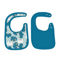 Bavoirs pour bébé en bambou bio en stock, personnalisables, doux, absorbants, imperméables, pour nouveau-nés et tout-petits, vente en gros