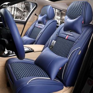 Fundas de Asiento de Coche de Cuero de Ajuste Universal, Juego Completo de Lujo para Toyota Mark X, BMW E30, Land Rover Defender, Audi A6 C7 - Product Image 5