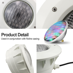 18W 12V <span class=keywords><strong>PAR56</strong></span> <span class=keywords><strong>LED</strong></span> <span class=keywords><strong>Piscine</strong></span> Lumière 6000K <span class=keywords><strong>Piscine</strong></span> <span class=keywords><strong>Ampoule</strong></span> IP68 Étanche Étanche Étang Lac Baignoire Spa Lampe Verre Sous-Marin Paysage Éclairage - Product Image 2