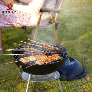 Barbecue portable mini Hongyi en acier inoxydable, grillades au charbon de bois, pour extérieur, patio, BQ18 - Product Image 3