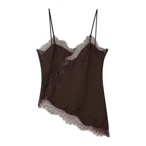 Vente en gros transfrontalière : Nouvelle camisole sexy en dentelle pour femme, style européen et américain, en polyester, type débardeur. - Product Image 5