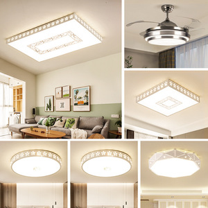 Juego de Lámparas de Techo LED Acrílicas Modernas y Elegantes para Sala de Estar o Dormitorio, Cobertura de 15-30 m² - Product Image 2