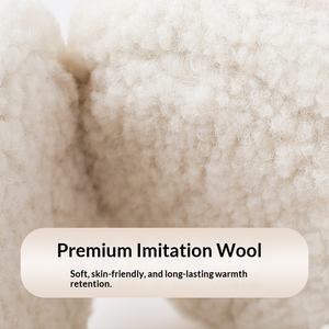 ที่ปิดหูกันหนาวสำหรับผู้หญิง ทำจากผ้าพลัฌ อุ่นสบายหลังจากลมหนาวและอากาศเย็น - Product Image 5