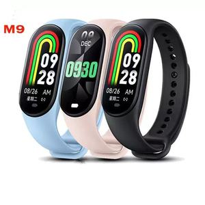 Bracelet intelligent M9, étanche, moniteur de fréquence cardiaque, moniteur de sommeil, compteur de pas pour adultes, noir - Product Image 1