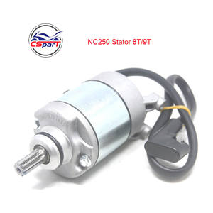Motor de Arranque NC250 8T 9T para Motor <span class=keywords><strong>ZONGSHEN</strong></span> NC <span class=keywords><strong>RX3</strong></span> ZS177MM KAYO BSE Megelli Asiawing Xmoto - Product Image 1