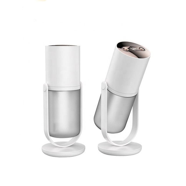 Rechargeable Rotating Portable Wireless Humidifier Double Nozzle Car Mini Humidifier Desktop Personal Dual Mist Air Humidifier