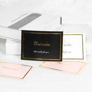 Services d'Impression et d'Emballage Personnalisés de Cartes de Visite de Luxe Dorées à la Feuille d'Or et d'Argent, Cartes de Vœux et de Remerciement pour Mariage et Petites Entreprises - Product Image 4