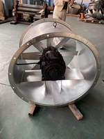 Ventilateur axial marin électrique, débit d'air élevé, vitesse du vent élevée, résistant à la corrosion, coque en tôle galvanisée robuste, pales en alliage d'aluminium