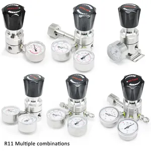 Stikstofregelaar <span class=keywords><strong>Co2</strong></span> Gasregelaar Met Meter Voor Hoge Zuiverheid Gas Zuurstofregelaar - Product Image 5