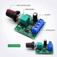 1.8V 3V 5V 6V 12V PWM régulateur de moteur à courant continu 2A interrupteur de régulation de vitesse 1803BK pièces et accessoires de générateur